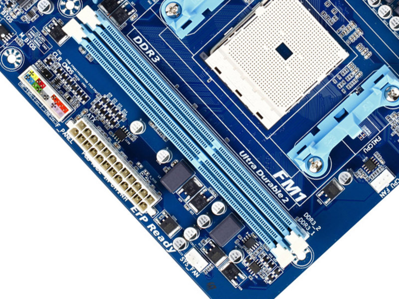 【高清图赏】技嘉ga-a75m-s2v标准外观图图赏-太平洋电脑网